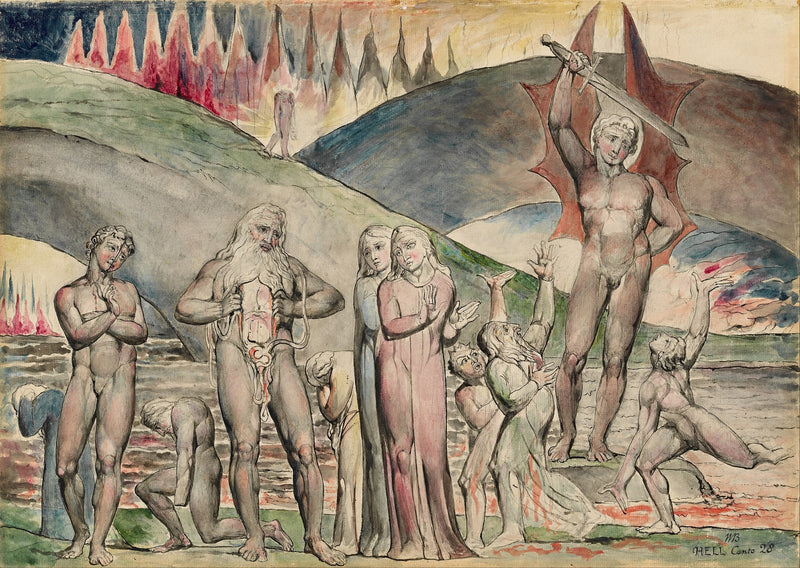 Los cismáticos y los sembradores de discordia - Mahoma - William Blake