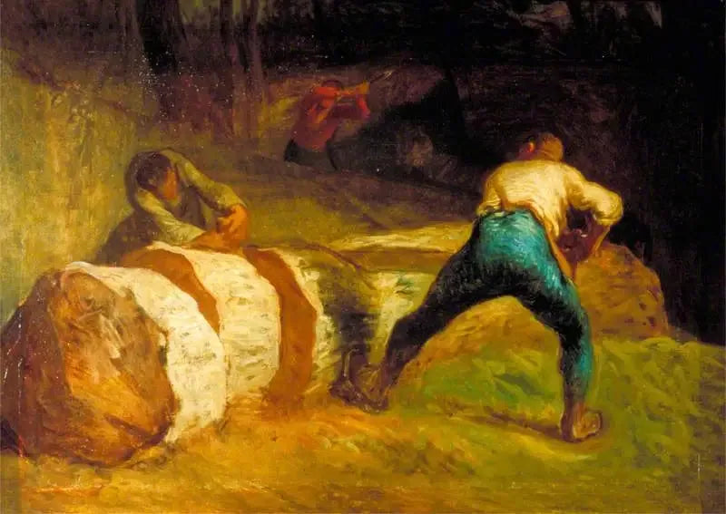 Los serradores de madera - Jean-François Millet