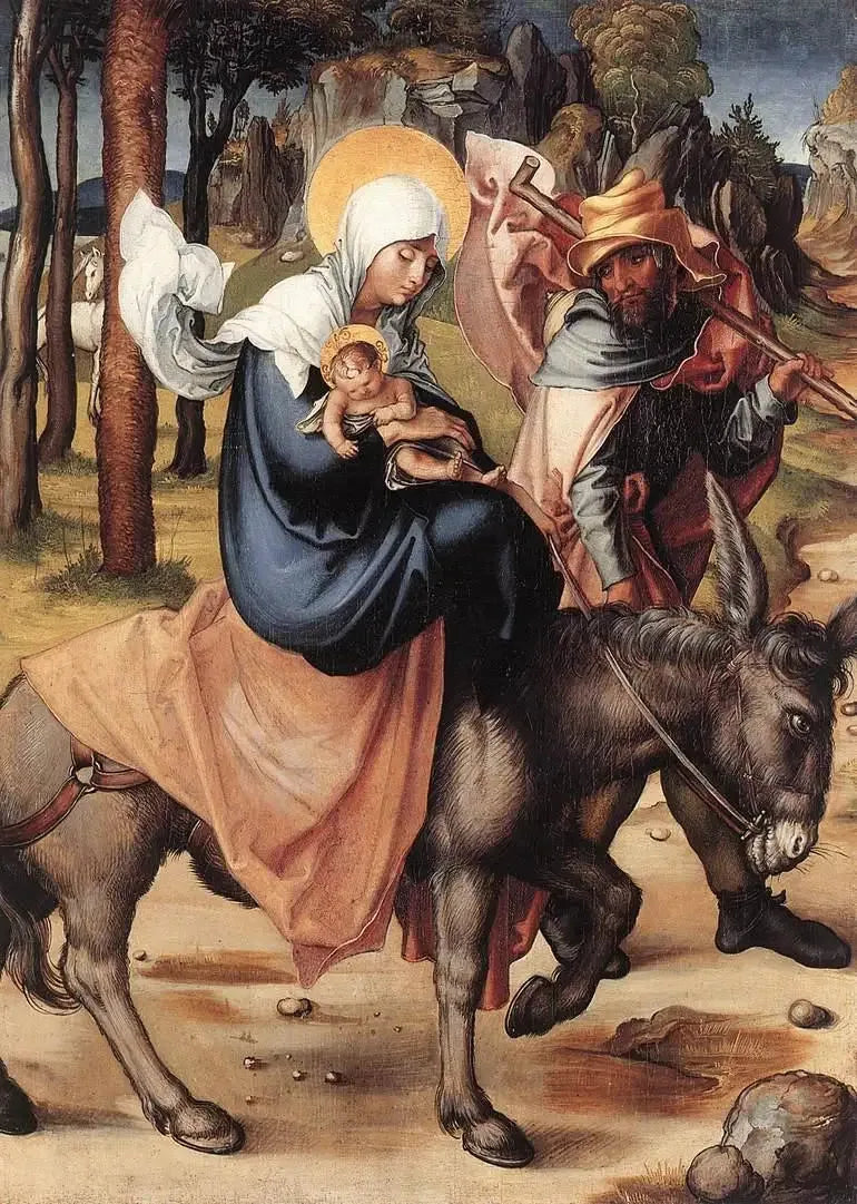 Las Siete Dolores de la Virgen: La Huida a Egipto - Albrecht Dürer