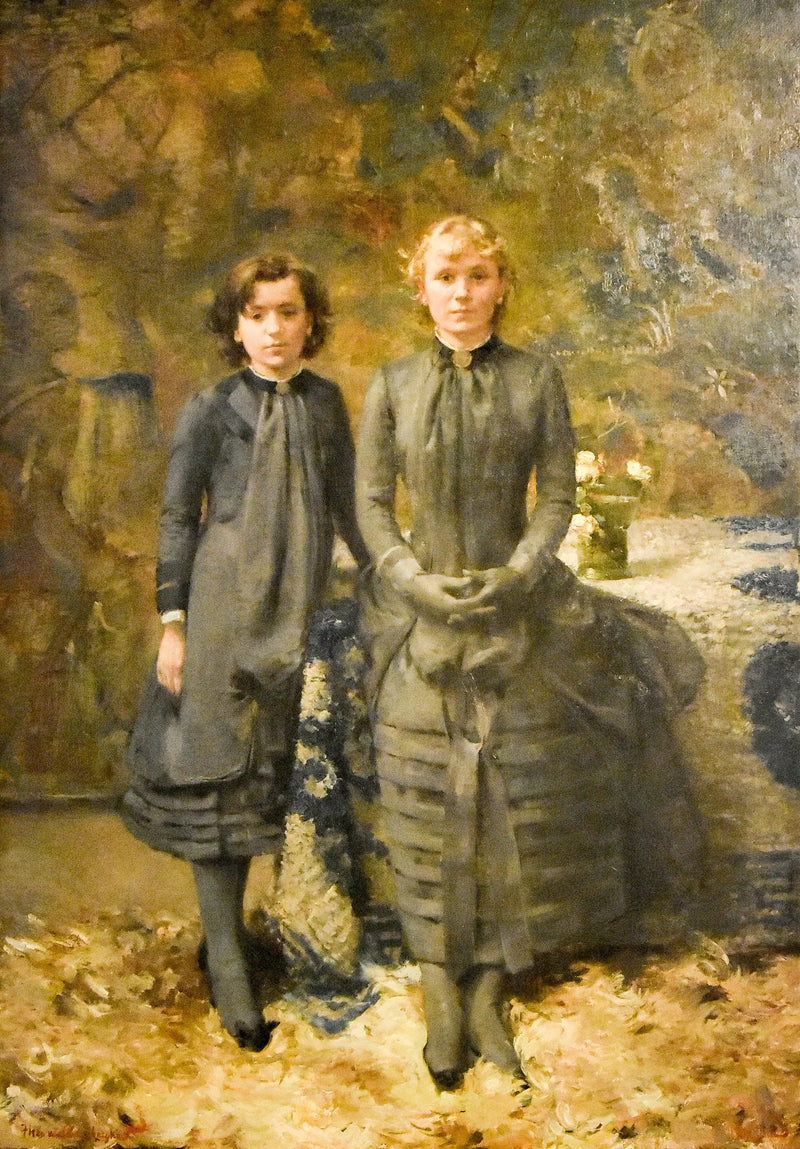 Las hermanas del pintor Schlobach - Théodore van Rysselberghe