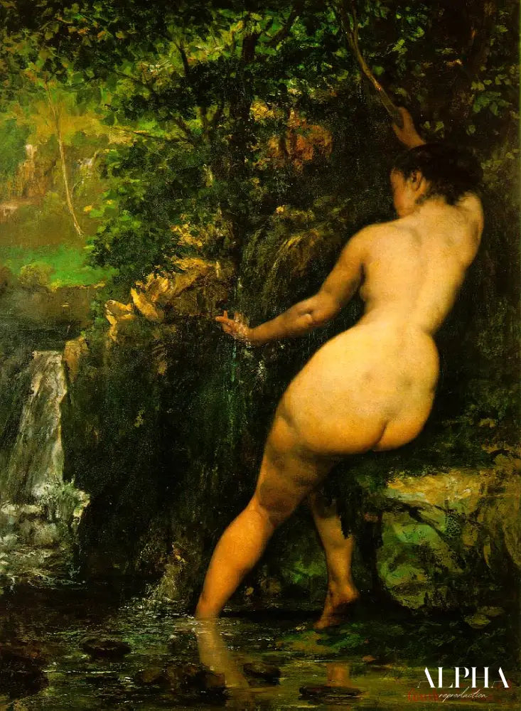 Les sources - Gustave Courbet - Reproductions de tableaux et peintures haut de gamme