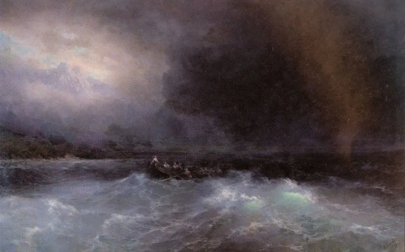 Los supervivientes - Iván Aiëvazovski