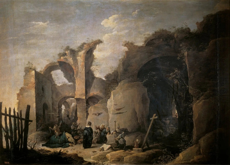 Las Tentaciones de San Antonio Abad - David Teniers el Joven