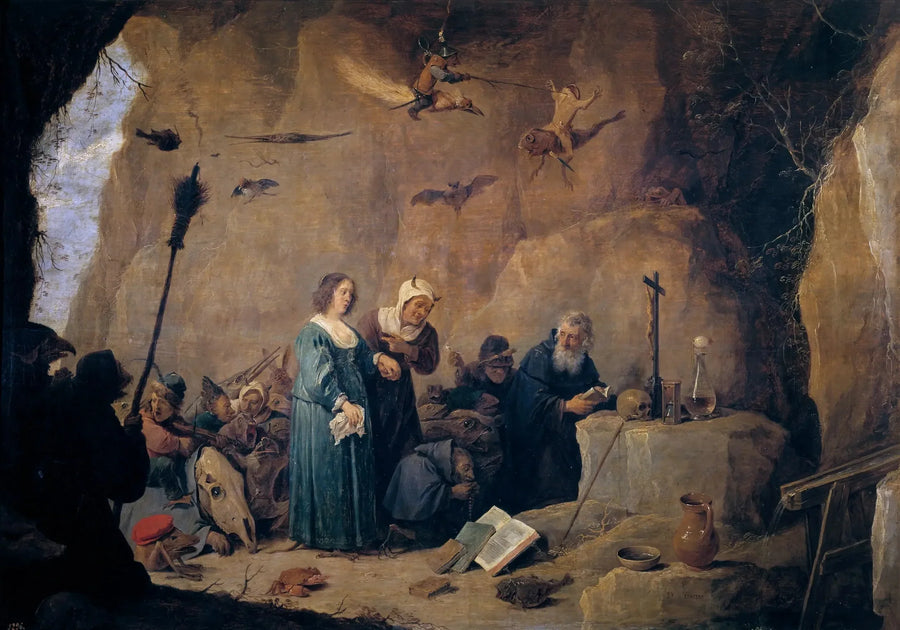 Las Tentaciones de San Antonio Abad - David Teniers el Joven
