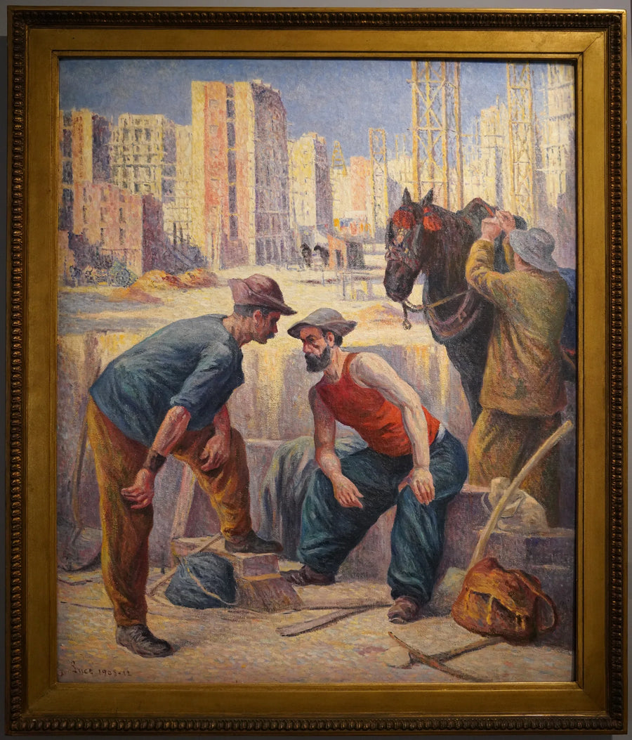 Los albañiles - Maximilien Luce