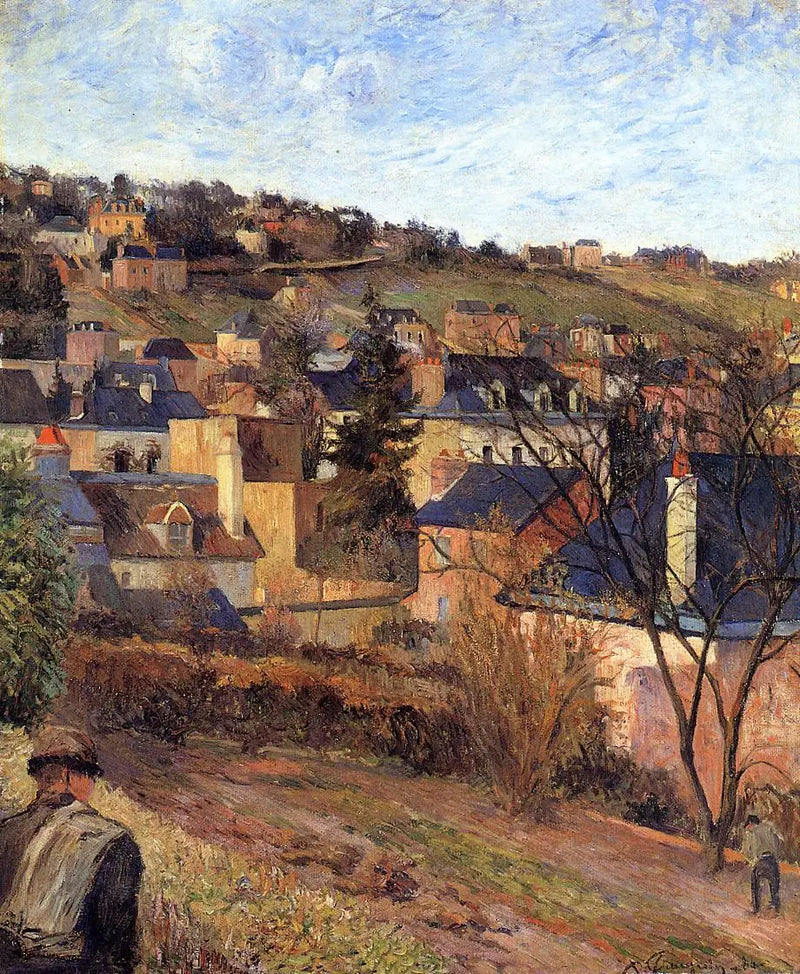Los techos azules, Ruan - Paul Gauguin