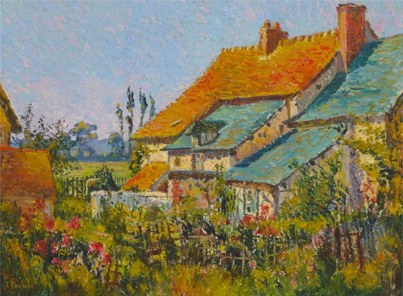 Los techos rojos - Robert Antoine Pinchon