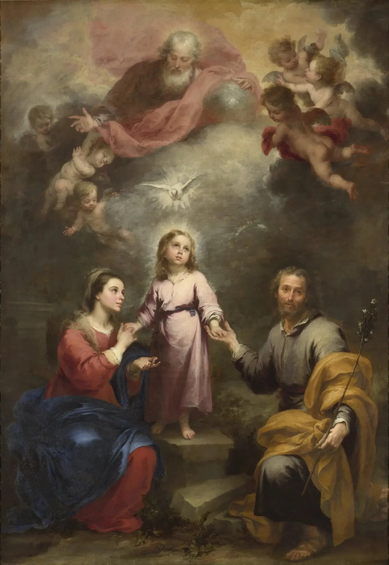 Las Trinidades Celestiales y Terrenales - Bartolomé Esteban Murillo
