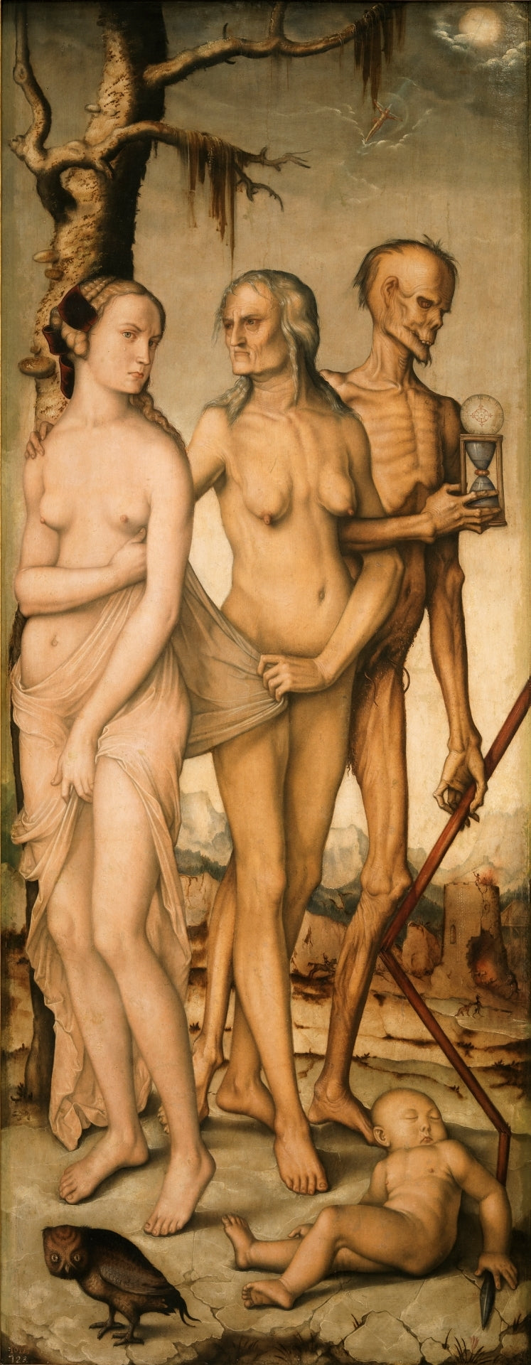 Los Tres Edades de la Mujer y la Muerte - Hans Baldung Grien