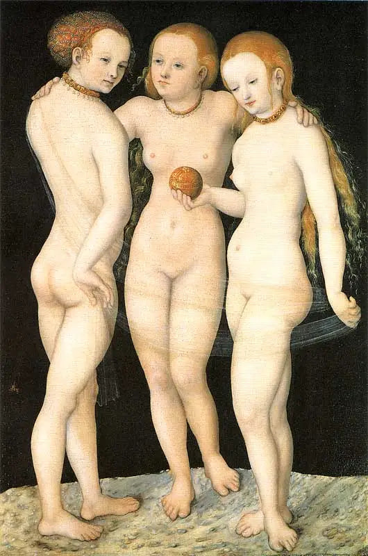 Las Tres Gracias - Lucas Cranach el Viejo