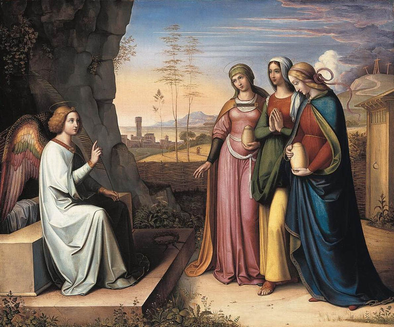 Las Tres María en la Tumba - Peter von Cornelius
