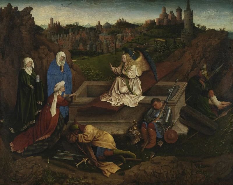 Las Tres Marías en el Sepulcro - Jan van Eyck