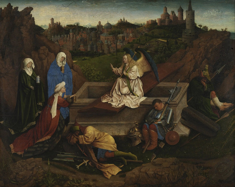 Las Tres Marías en el Sepulcro - Jan van Eyck