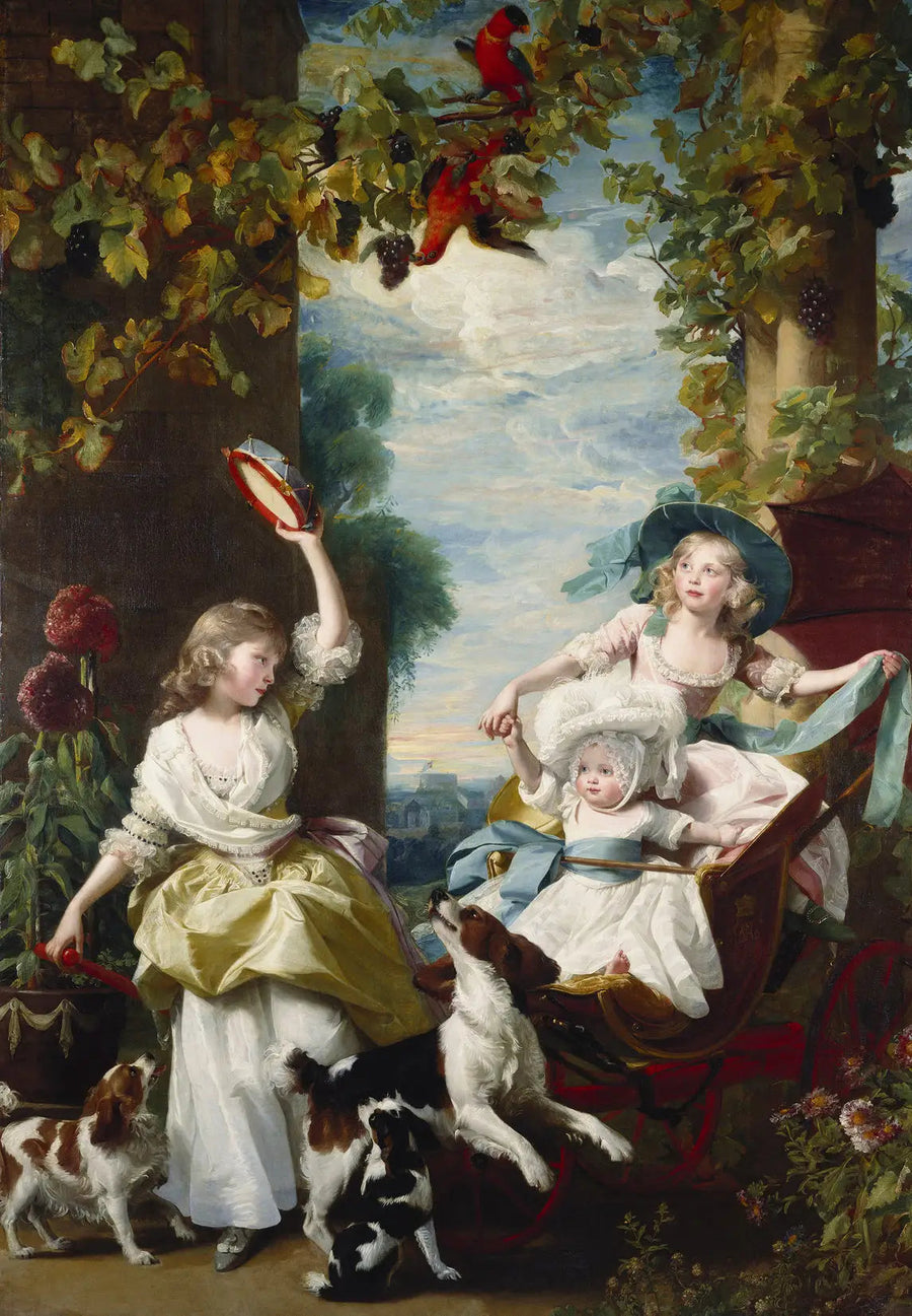 Las tres chicas más jóvenes de Jorge III - John Singleton Copley