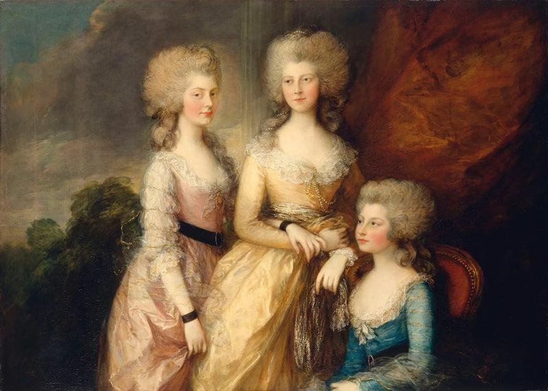 Las Tres Princesas Mayores - Thomas Gainsborough