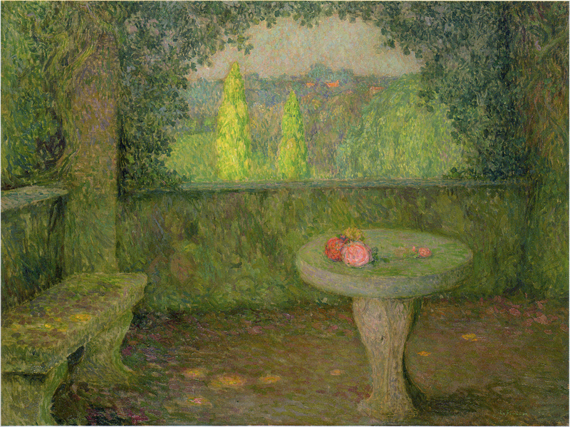 Las Tres Rosas - Henri Le Sidaner