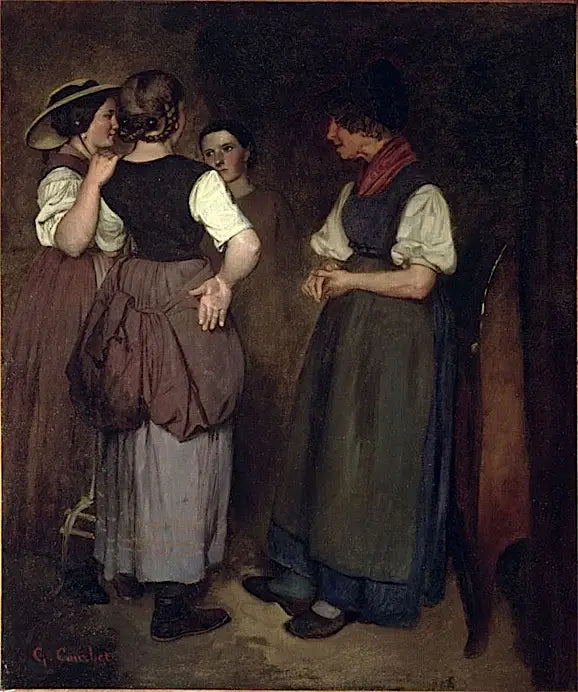 Las Tres Hermanas de Courbet - Gustave Courbet