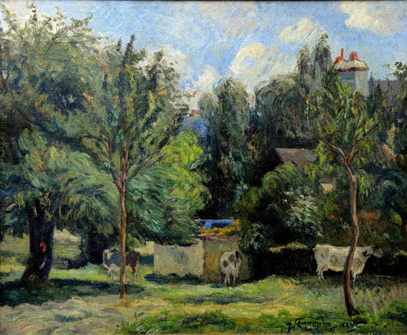Las Tres vacas - Paul Gauguin