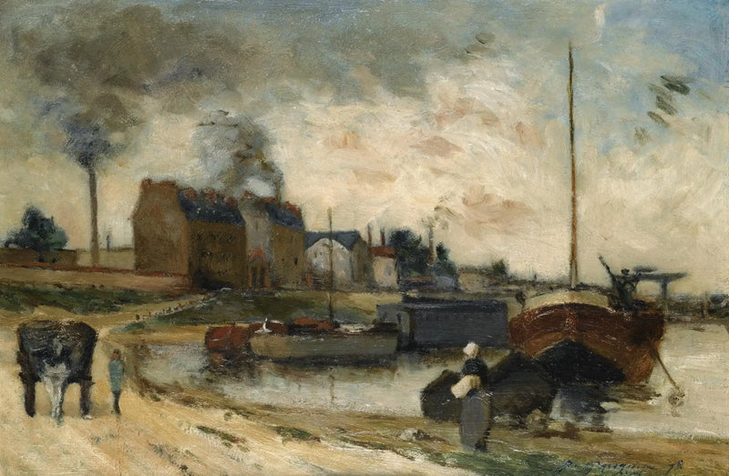 Las fábricas Cail y el muelle de Grenelle - Paul Gauguin