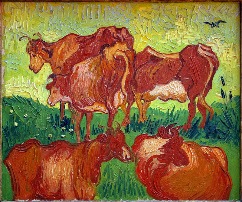 Las Vacas - Vincent van Gogh