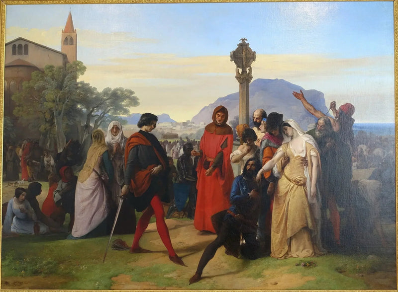 Las vísperas sicilianas - Francesco Hayez