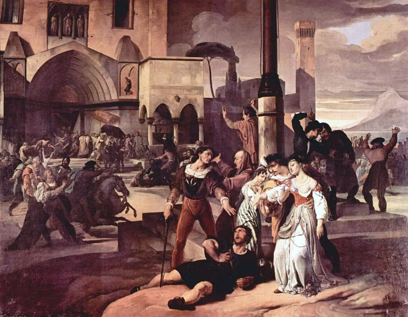 Las vísperas sicilianas - Francesco Hayez