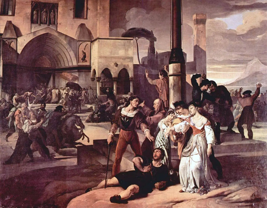 Las vísperas sicilianas - Francesco Hayez