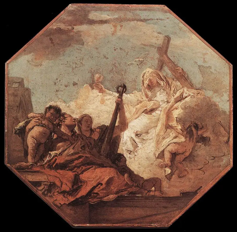 Las virtudes teologales - Giovanni Battista Tiepolo