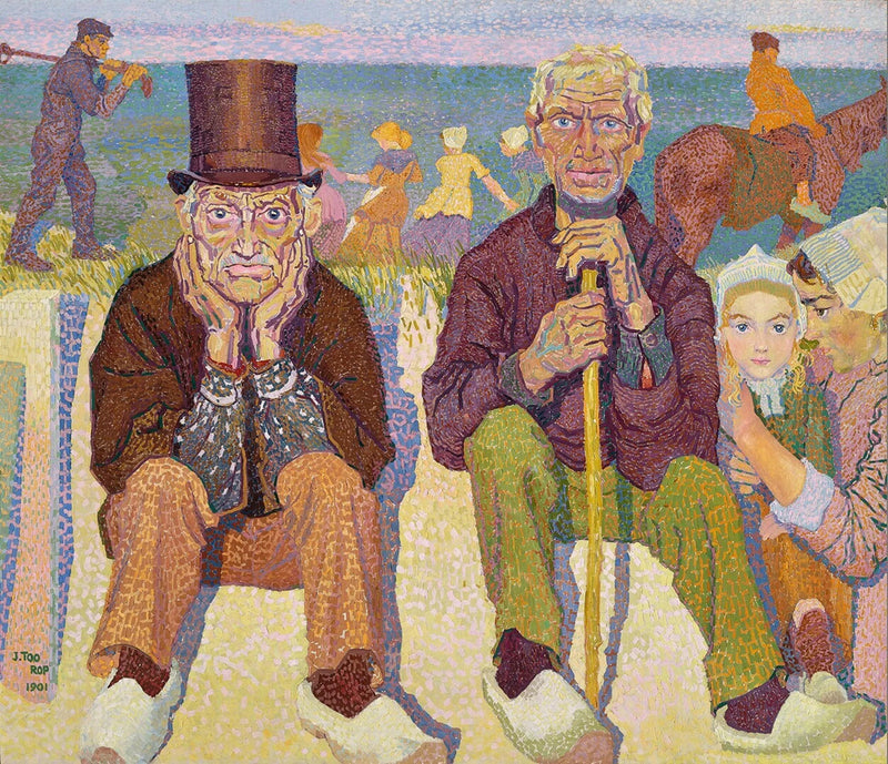 Viejos junto al mar - Jan Toorop