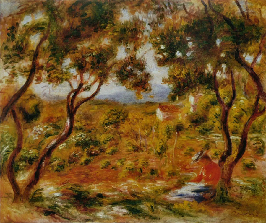 Las Vides en Cagnes - Pierre-Auguste Renoir