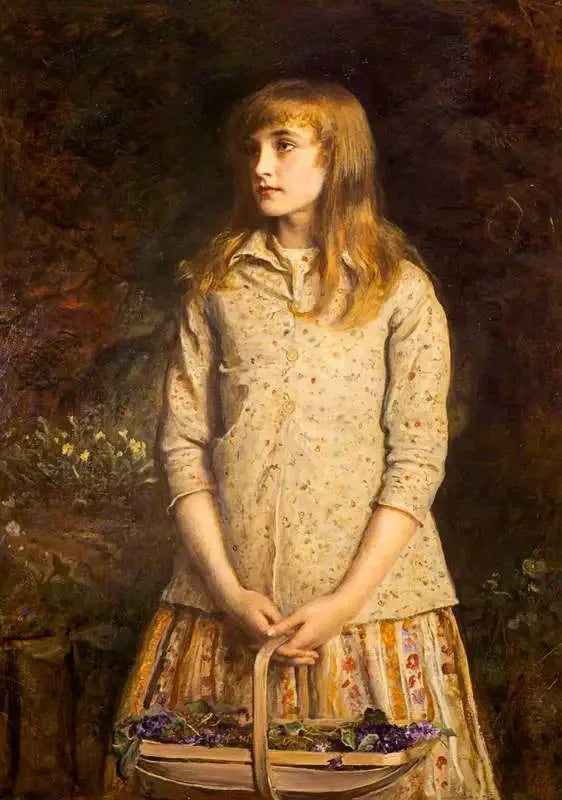 Los ojos más dulces jamás vistos - John Everett Millais