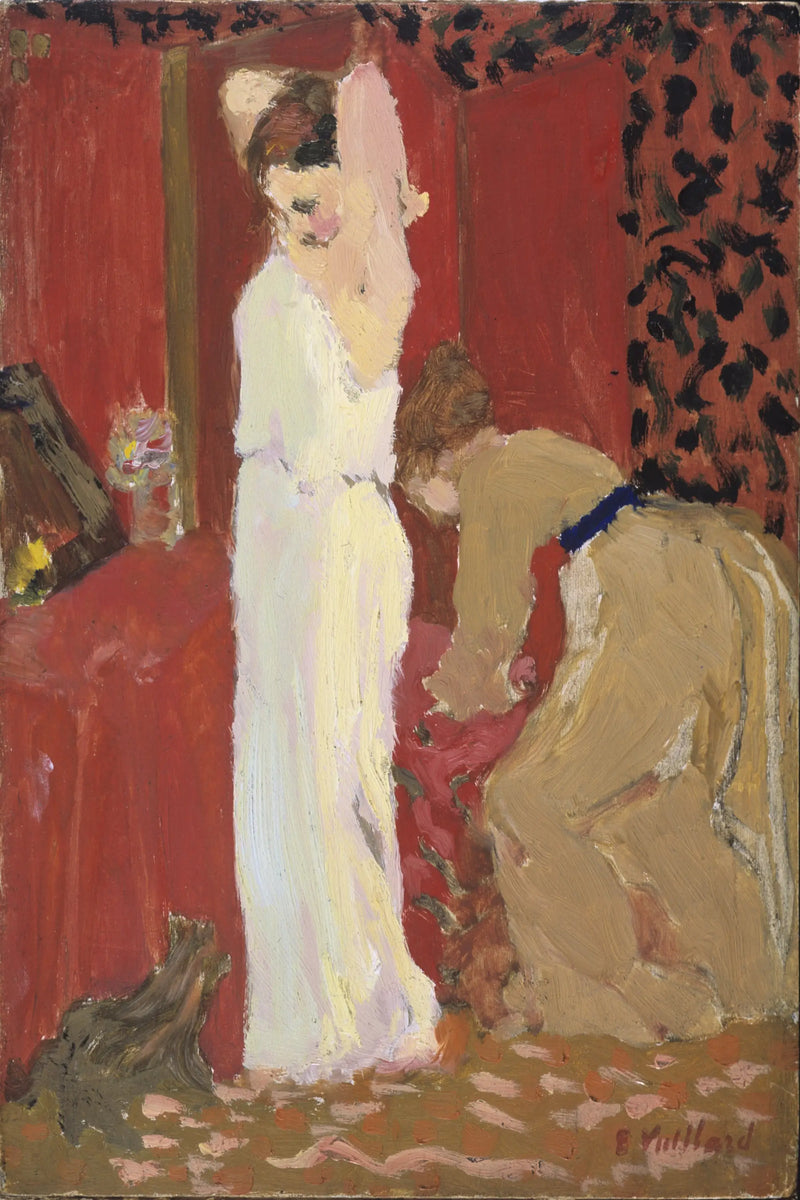 La prueba ; Actriz en su camerino - Édouard Vuillard