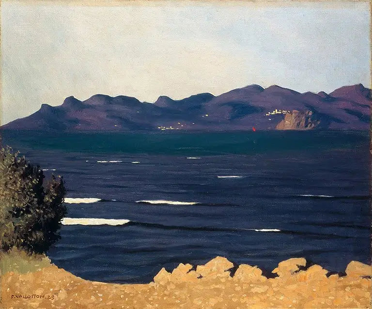 El Esterel y la bahía de Cannes - Félix Vallotton