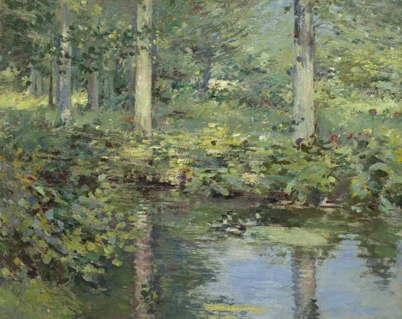 El estanque de los patos - Theodore Robinson