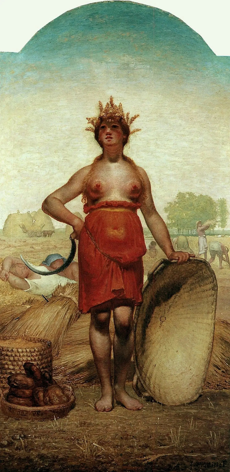 El verano o Ceres - Jean-François Millet
