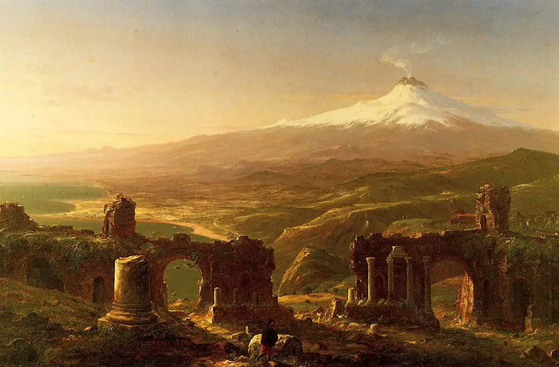 El Etna de Taormina - Thomas Cole