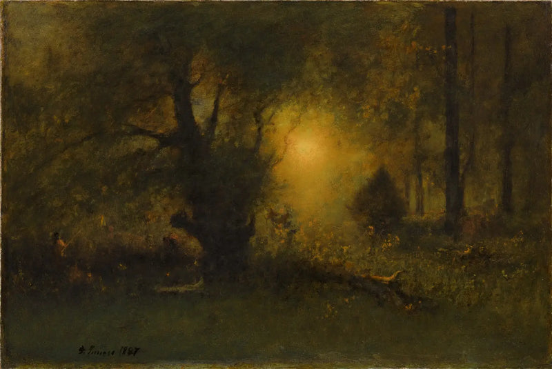 Amanecer en el bosque - George Inness
