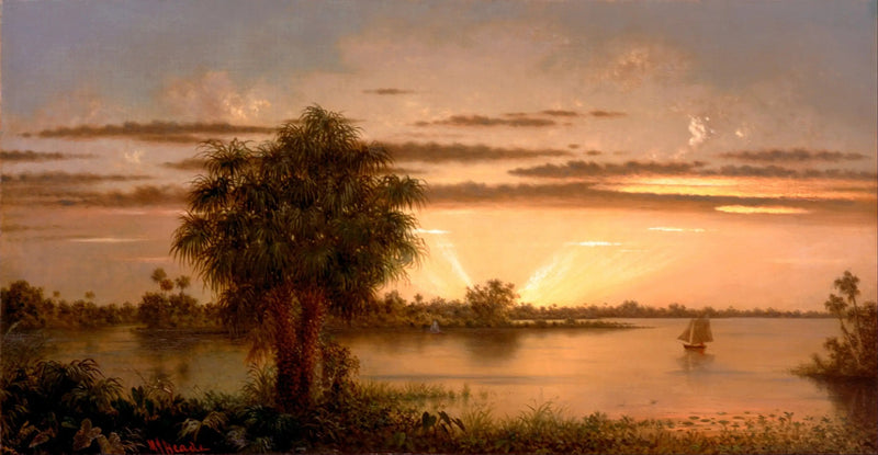 Amanecer en Florida - Martin Johnson Heade