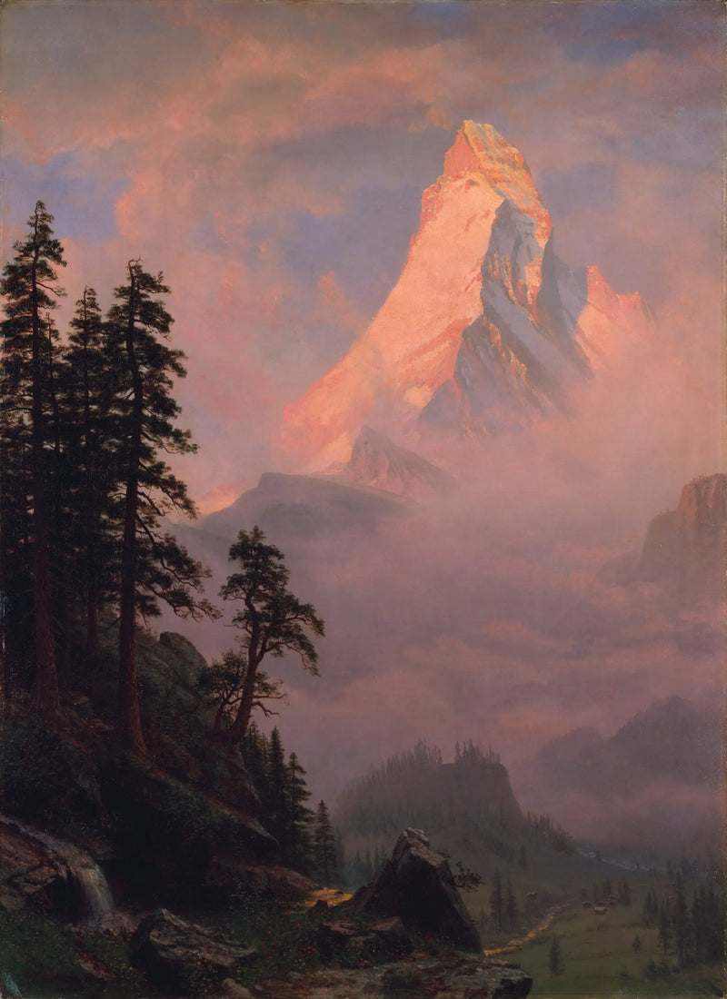 Amanecer sobre el Cervino - Albert Bierstadt