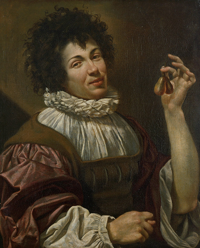 El hombre con higo - Simon Vouet