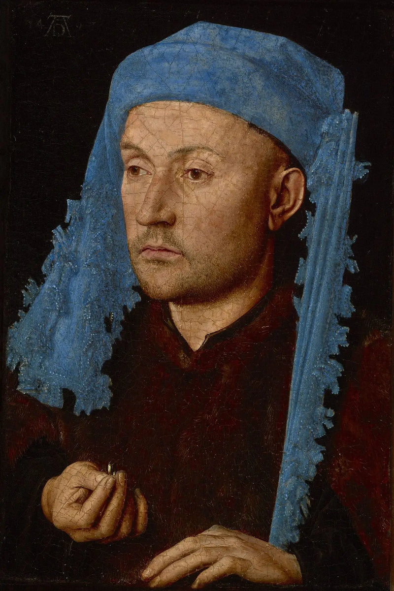 El hombre con caperuza azul - Jan van Eyck