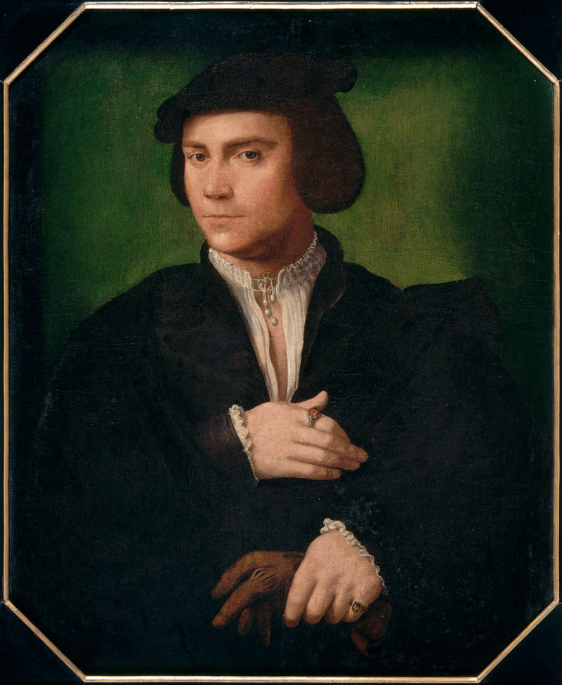 El Hombre con Guante - Joos van Cleve