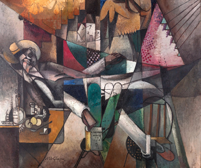 El Hombre en la hamaca (Hombre en una hamaca) - Albert Gleizes