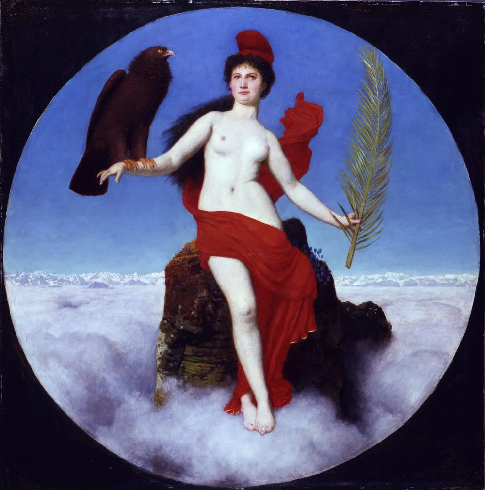 Liberté (Helvétie) - Arnold Böcklin image 1 reproduction réalisée par Alpha Reproduction