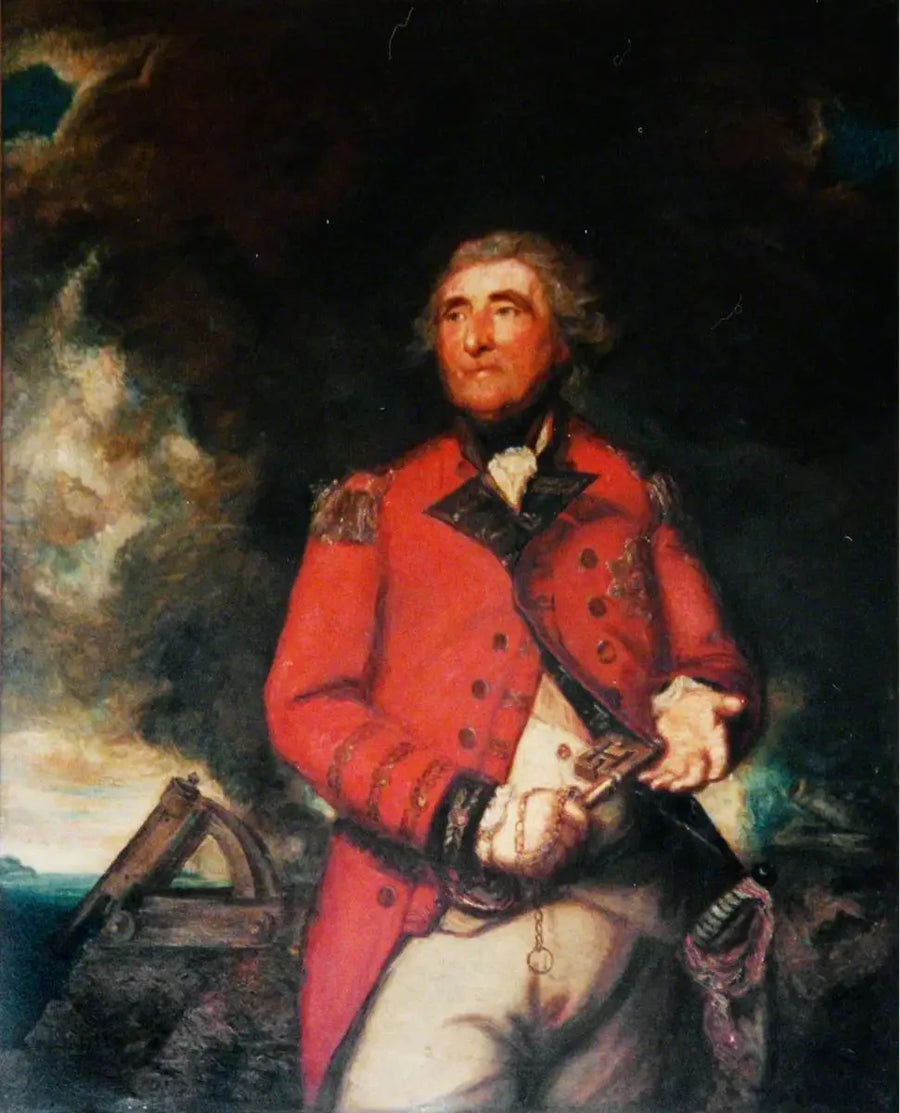 Teniente general George Augustus Eliott (1717–1790), 1er barón Heathfield, general y defensor de Gibraltar, gobernador de Gibraltar (1777–1790) - Joshua Reynolds