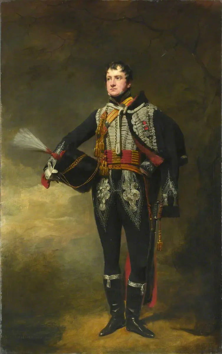 Teniente John James Douglas (más tarde capitán Sir John James Scott-Douglas, baronet) (1792–1836), 15.º regimiento de dragones (ligeros) (húsares), alrededor de 1819 - Henry Raeburn