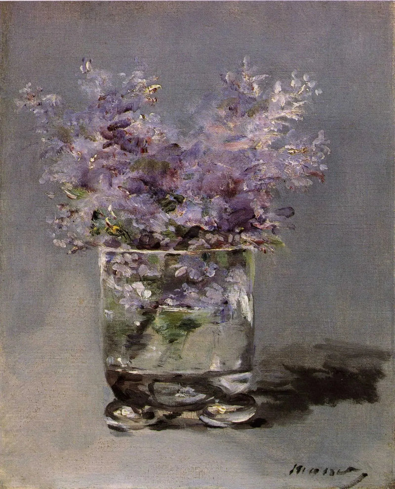 Lirios en un vaso - Édouard Manet