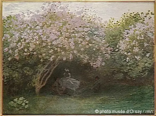 Lilas, Tiempo gris - Claude Monet