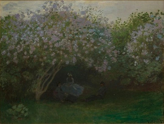 Lila, clima gris W203 - Claude Monet