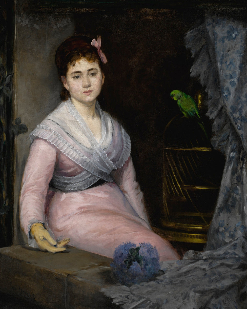 L’indolence - Eva Gonzalès - Alpha Reproduction